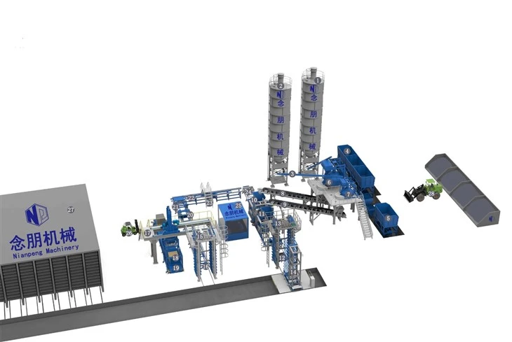 Cement Hollow Brick Closed-loop Production Line best